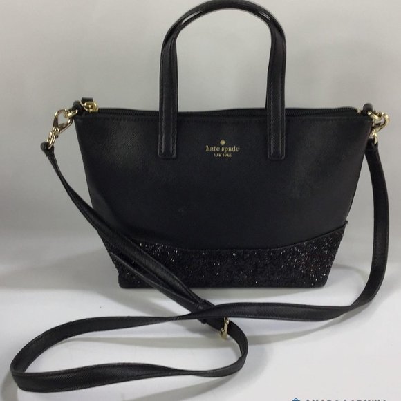 kate spade Bags Kate Spade New York Ina Greta Court Glitter Crossbody Bag Top Handle Handbag